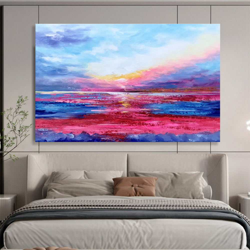 sunset wall art